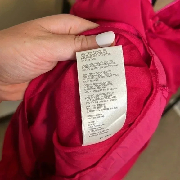 Free People NWT Skylie Saylor Barbiecore Romper - Picture 12 of 12